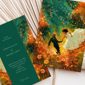 秋の抱擁結婚 招待状