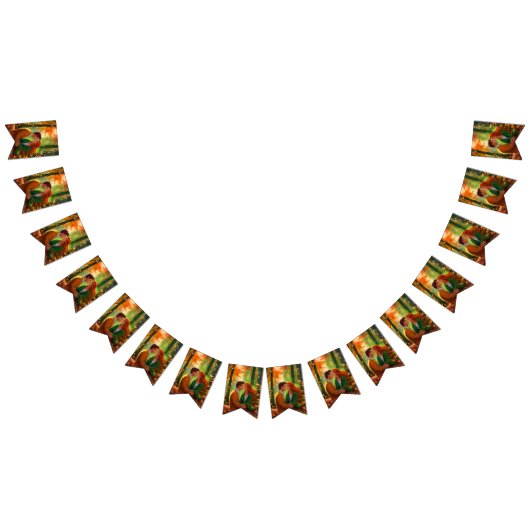 秋の抱擁 バンティングフラッグ (全)