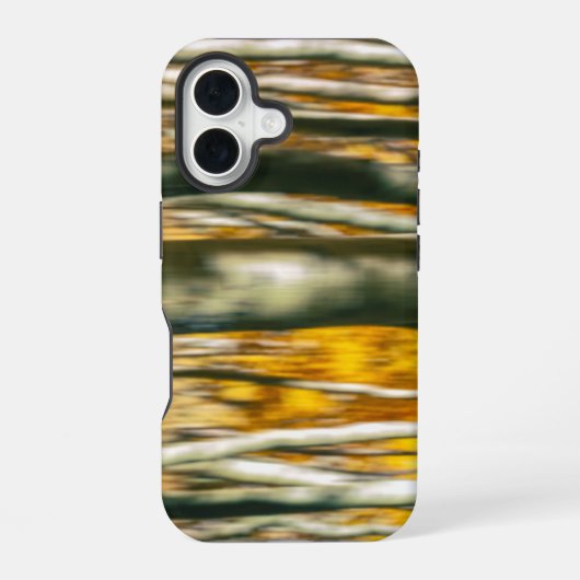 秋の抽象画 iPhone 16ケース (裏面)