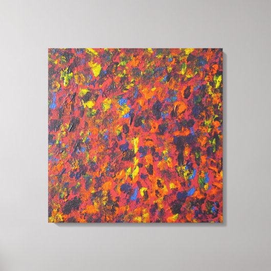 秋の抽象芸術アクリルモダンアートキャンバス印刷 キャンバスプリント (正面)