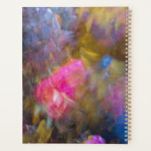 秋の抽象芸術写真アート プランナー手帳 (裏面)