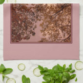 秋の抽象芸術 キッチンタオル (折り畳み)