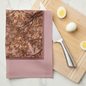 秋の抽象芸術 キッチンタオル (四つ折り)