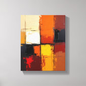 秋の抽象芸術 キャンバスプリント (正面)