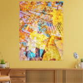 秋の抽象芸術 キャンバスプリント (インサイチュ (リビング))