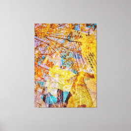 秋の抽象芸術 キャンバスプリント