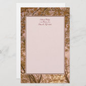 秋の抽象芸術 便箋 (正面/裏面)