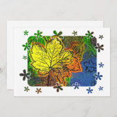 秋の招待状 (正面/裏面)