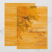 秋の招待状 招待状 (正面/裏面)