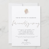 秋の招待 招待状 (正面)