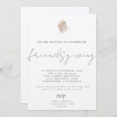 秋の招待 招待状 (正面/裏面)