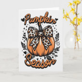 秋の挨拶カード カード (黄色い花)