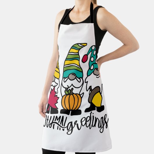 秋の挨拶格言 エプロン (インサイチュ)