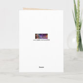 秋の挨拶 カード (裏面)