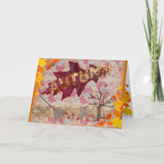 秋の挨拶! カード