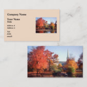 秋の教会 名刺 (正面/裏面)