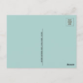 秋の散乱葉 ポストカード (裏面)