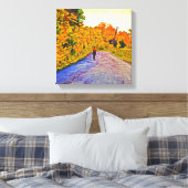 秋の散歩 キャンバスプリント (インサイチュ (寝室))