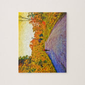 秋の散歩 ジグソーパズル (縦)