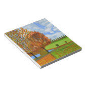 秋の散歩 ノートパッド (アングル)