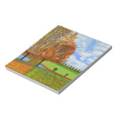 秋の散歩 ノートパッド (回転)