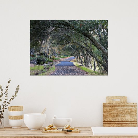 秋の散歩 ポスター (キッチン)