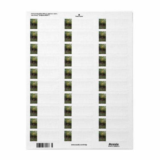 秋の散歩 ラベル (フルシート)