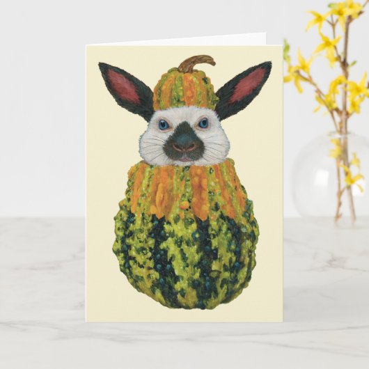 秋の文札 カード (黄色い花)