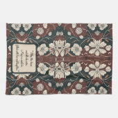 秋の新緑がカスタマイズ可能 キッチンタオル (横)