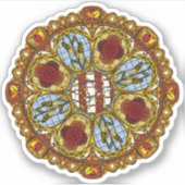 秋の新芸術派コンタアーステッカー シール (正面)