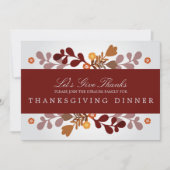 秋の旗の招待状 招待状 (正面)