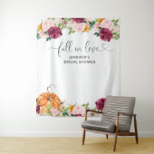 秋の日と恋に落ちる ブライダルシャワーのタペストリー タペストリー (インサイチュ)