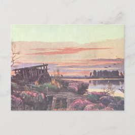 秋の日の休日はがき シーズンポストカード