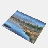 秋の日の出アットモーズヘッドレイクメイン ドアマット (アングル)