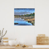 秋の日の出アットモーズヘッドレイクメイン ポスター (キッチン)