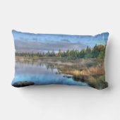 秋の日の出アットモーズヘッドレイクメイン ランバークッション (裏面)