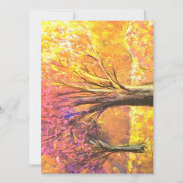 秋の日の出フラットカード