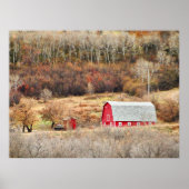 秋の日ポスタープリント ポスター (正面)