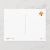 秋の日ラブラドール ポストカード (裏面)