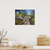 秋の日差しのオリーブ林 ポスター (キッチン)