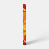 秋の日当たりの良い葉デザイン SAMSUNG GALAXYケース (左側面)