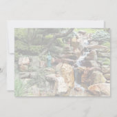 秋の日本庭園 ウェディング用品 招待状 (裏面)