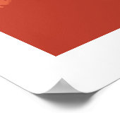 秋の日本（ヴィンテージ広告） ポスター (角)