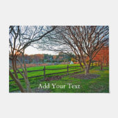 秋の日没バイシャーリーテイラー ドアマット (正面)