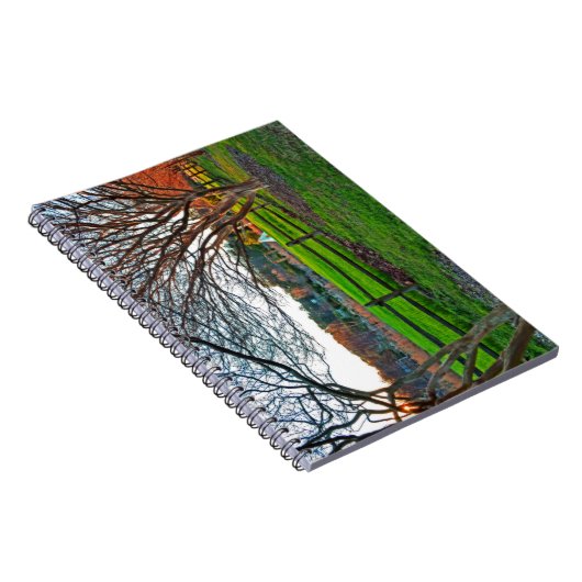 秋の日没バイシャーリーテイラー ノートブック (右側)