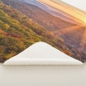 秋の日没ビーコンハイツ シェルパブランケット (3/4)