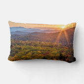 秋の日没ビーコンハイツ ランバークッション (裏面)