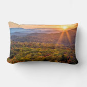 秋の日没ビーコンハイツ ランバークッション (正面)