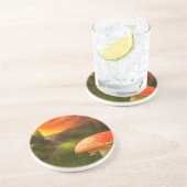 秋の日没。 コースター (側面)