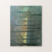 秋の日没 ジグソーパズル (縦)